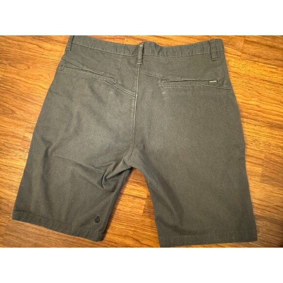 Volcom Men's Grey and Black Shorts - Picture 2 of 5